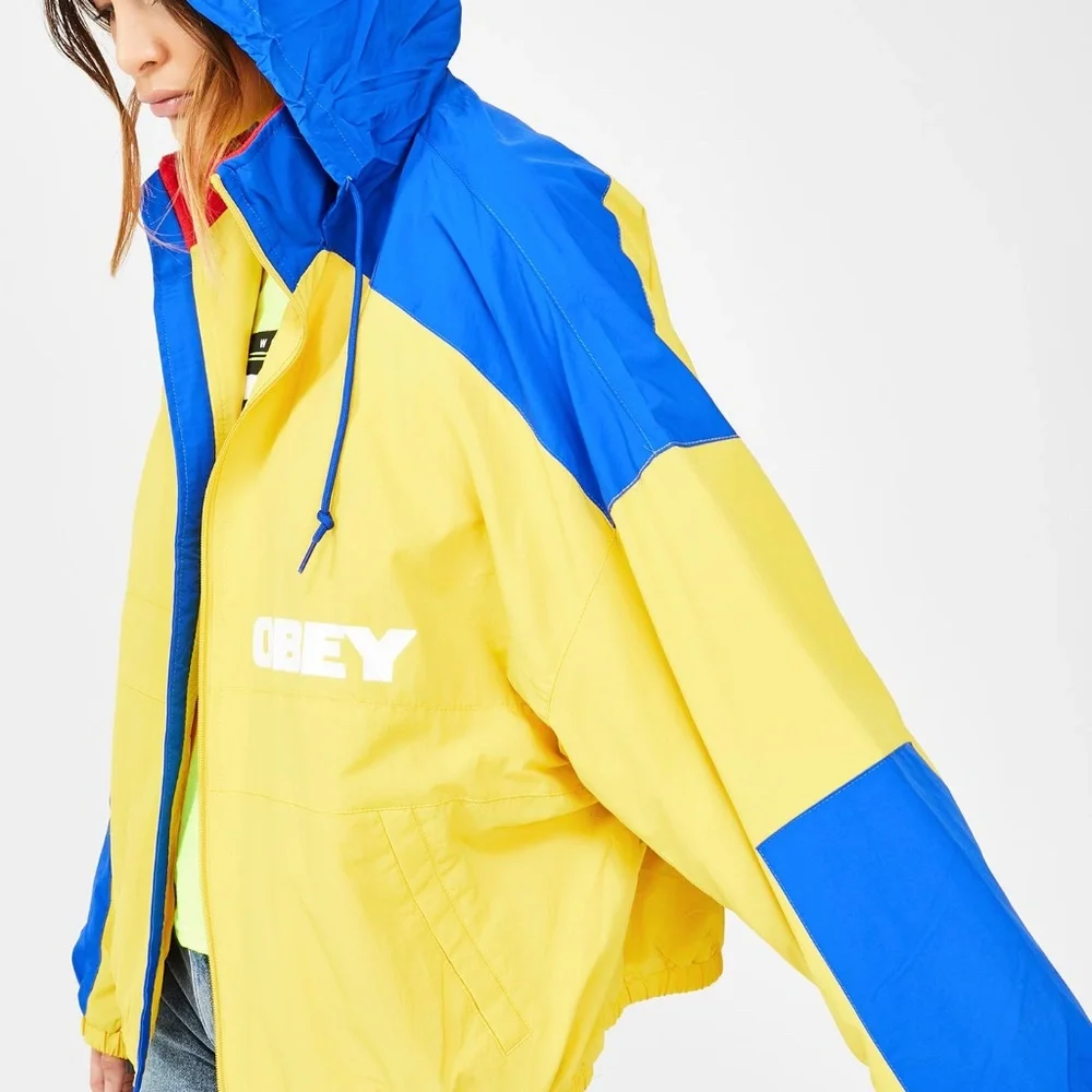 NWT Obey Bruges Jacket in Autumn Spice Yellow - Picture 2 of 3